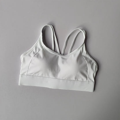 Women Sports Bra Top Push up Fitness Fixed with Pad Yoga Bra Underwear Sport Tops Activities Bras Running Vest Gym Wear