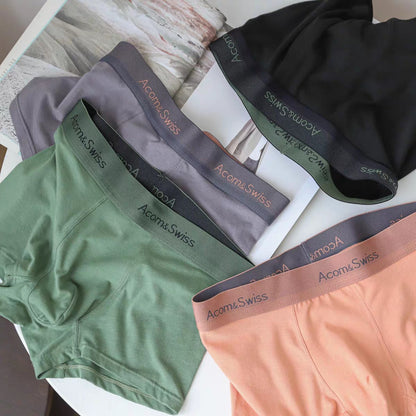 Cotton Men's Underwear with Antibacterial Graphene Lining