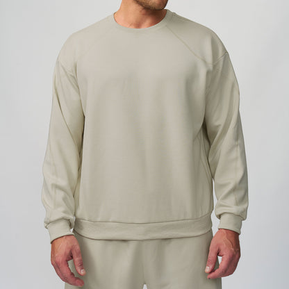 Men's round-neck sports hoodie