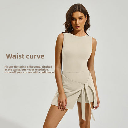 Slimming Backless Sports Dress